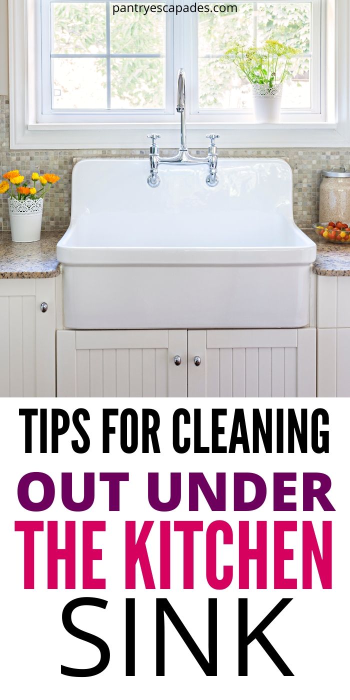 How to Organize the Under Your Sink Pantry Escapades